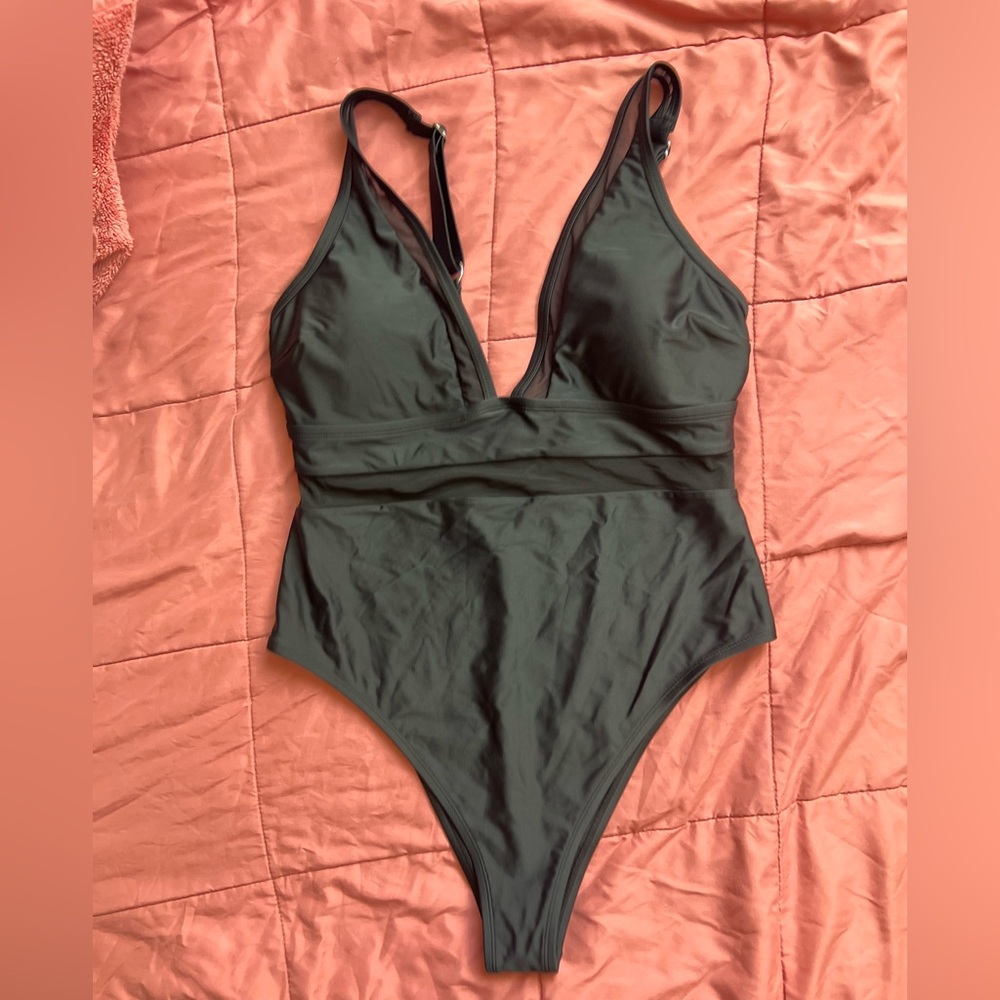 Cupshe Black One Piece Swimsuit
